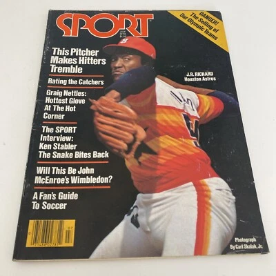 Vintage 70s Sport Magazine J.R. Richard  July 1979 - Image 1 of 4