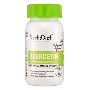 Quercetin 500mg Capsules 98% Extract GENUINE Best Value STROGEST Immune Support - Picture 1 of 4