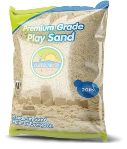 Classic Sand And Play Sand For Sandbox Table Therapy And Outdoor Use 20 Lb. Bag - Picture 1 of 17