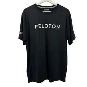 Camisa de manga corta Peloton para hombre con logotipo de letras en bloque cuello redondo talla L - Imagen 1 de 6