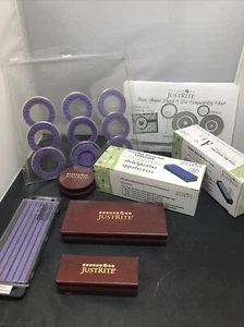 JUSTRITE CLING MOUNTED RUBBER STAMP SETS AND BACKGROUND STAMPS Multiple Sets - Picture 1 of 10