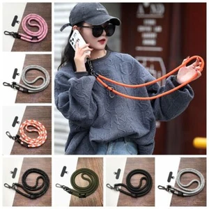 Adjustable Crossbody Phone Lanyard Hanging Phone Neck Strap Mobile Phone Strap - Picture 1 of 20