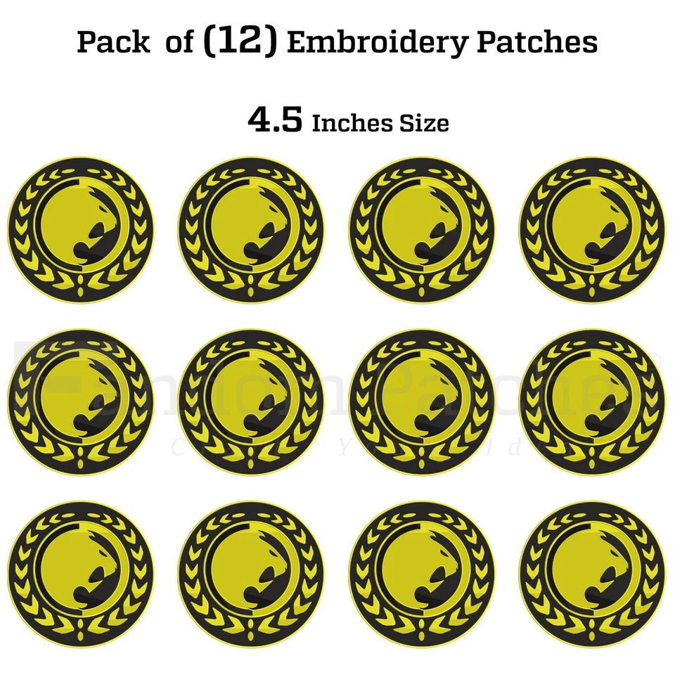 Gracie BJJ Gi Patches Renzo Gracie Embroidery Patches BJJ Martial Arts Patches - Image 1 of 4