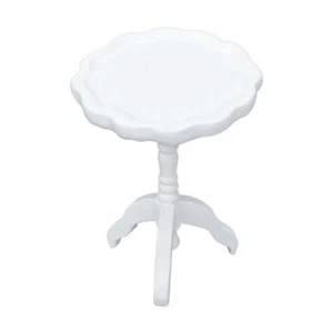 Mini Furniture Lace Small Round Table Toy Decoration Practical Micro Scene - Picture 1 of 12