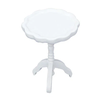 Mini Furniture Lace Small Round Table Toy Decoration Practical Micro Scene - Image 1 of 4