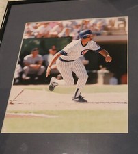 MARK GRACE Chicago CUBS 8x10 Beautifully Mounted Matted Framed 1989