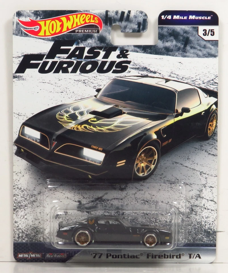 X6 2019 Hot Wheels 1977 Pontiac Firebird Trans Am Fast and Furious Muscle