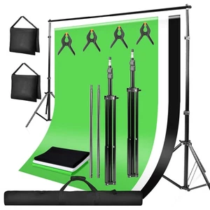 3x2M Hintergrundsystem Hintergrund Fotostudio Tragetasche Ständer Stativ Tasche - Bild 1 von 9