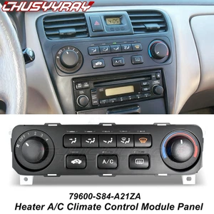 Climate Control Module Panel 79600-S84-A21ZA Fit Honda Accord SE Coupe 2002 - Picture 1 of 9