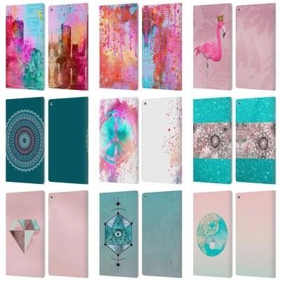 OFFICIAL LEBENSART ASSORTED DESIGNS LEATHER BOOK WALLET CASE FOR AMAZON FIRE - Image 1 of 4