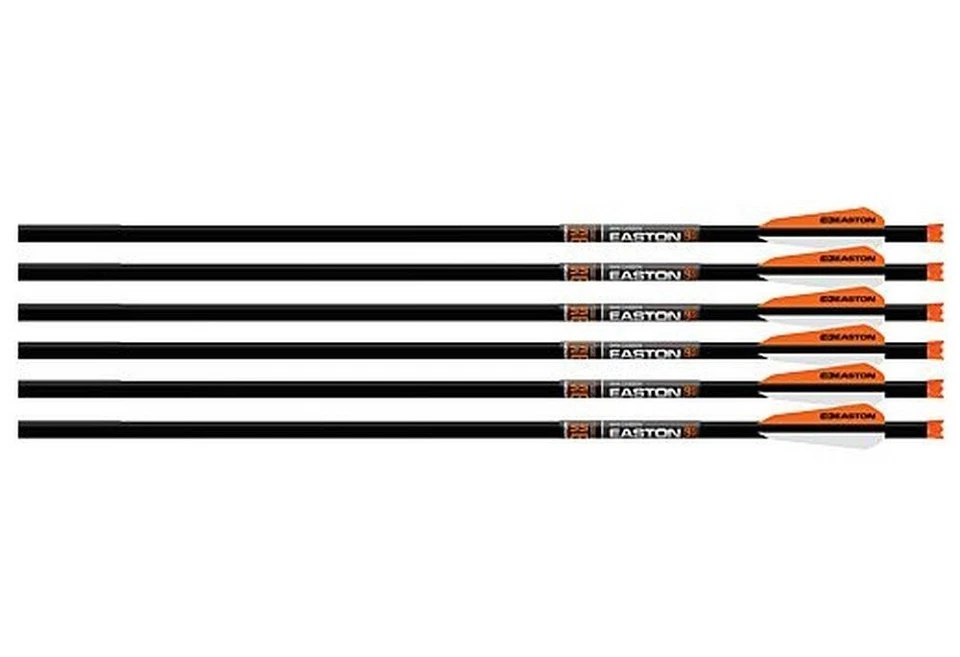 Perno de ballesta Easton 9 mm carbono 20" paletas 3" media luna 6 unidades - 430076 Foto 1 de 1