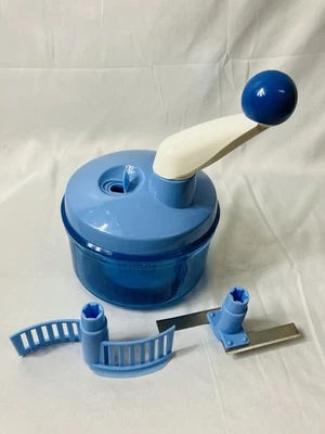 Tupperware Quick Chef Blau Zerkleinerer wenig benutzt - Bild 1 von 2