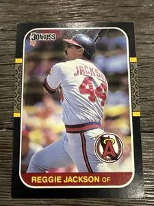 1987 Donruss - Reggie Jackson #210 - Picture 1 of 2