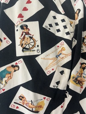 Pantalones de golf Loudmouth tarjetas de póquer traviesas talla 36x32 Foto 1 de 4