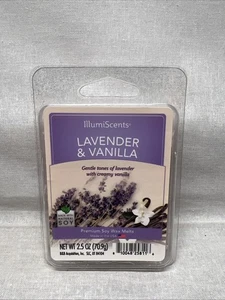 IllumiScents Scented Wax Melts LAVENDER & VANILLA 2.5 Oz - Picture 1 of 2