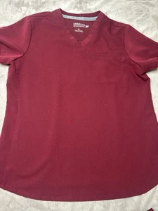 Fabletics - Women’s Scrub Set - Medium Scrub Top And Medium Bottoms Maroon - Picture 1 of 11