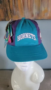 Vintage 1990er Charlotte Hornets Jugend Mütze Starter Tri-Power NBA lizenziert türkis... - Bild 1 von 10