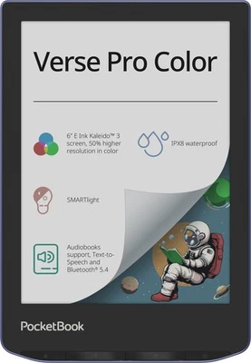 PocketBook Verse Pro Color Lila 16GB eBook-Reader 6 Zoll DACH-Version eINK Touch - Bild 1 von 4