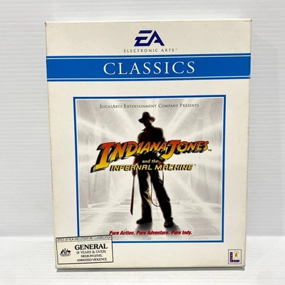 Indiana Jones And The Infernal Machine + Box - PC - Free Postage - Image 1 of 4