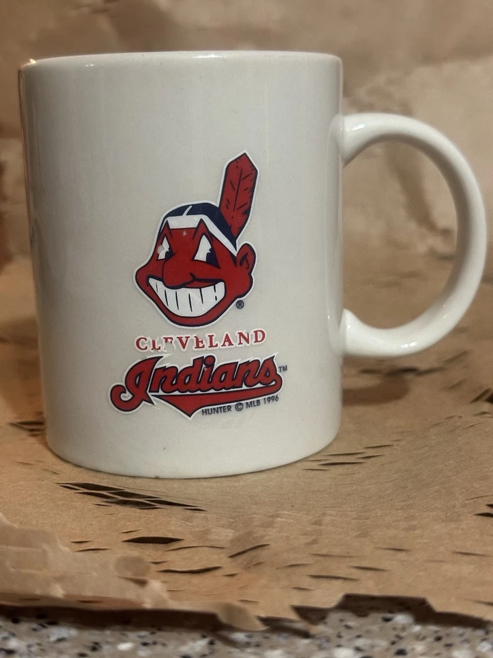 Taza de café Cleveland Indians Hunter MLB 1994 vintage béisbol Cleveland Ohio Foto 1 de 4