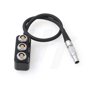 Alexa Camera 2Pin 1 to 3x 0B Power Splitter Cable Box Triple Compatible for LEMO - Picture 1 of 2