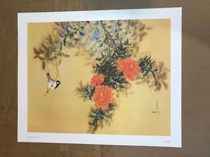 David Lee " Summer Dawn " Vintage Art Print / Lithograph Birds 1978 Plate Sig. - Picture 1 of 3