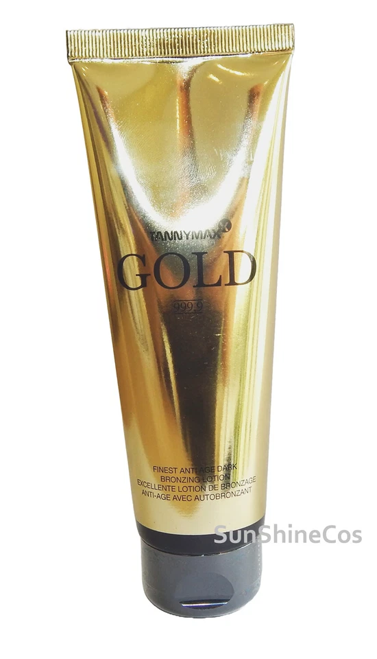 Tannymaxx Gold 999,9 Dark Bronzing Bronzer Lotion Solarium Kosmetik Creme 125 ML — 第 1/1 张图片