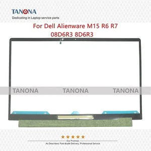 New For Dell Alienware M15 R6 R7 LCD Front Bezel B Cover Shell Case 08D6R3 8D6R3 - Picture 1 of 4