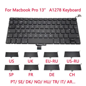 Nuova tastiera di ricambio per Macbook Pro 13" A1278 2009 2010 2011 2012 anno - Foto 1 di 18