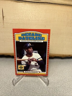 Roberto Clemente 2001 Upper Deck Decade Dateline Card #117 Pirates MLB HOF - Image 1 of 2
