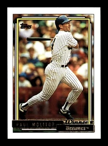 PAUL MOLITOR ⚾ 1992 Topps Gold Winners #600 Milwaukee Brewers - Picture 1 of 2