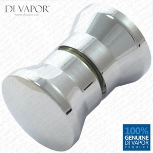 Perno de puerta de ducha de metal sólido Di Vapor (R) mango cromado 3 cm x 4,2 cm (no hueco) - Imagen 1 de 5