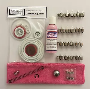 1974 Gottlieb Big Brave Pinball Machine Maintenance Tune Up Kit - Picture 1 of 3