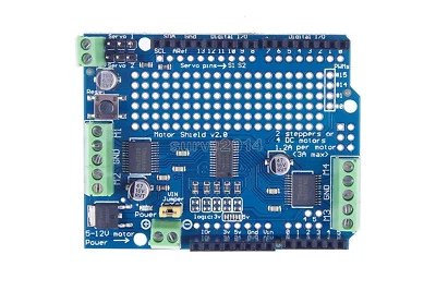 Motor/Stepper/Servo/Robot Shield for Arduino I2C v2 Kit w/ PWM Driver TOP - Image 1 of 4