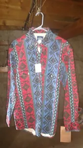 Vintage Western Wrangler Long Sleeve Shirt a186 - Picture 1 of 1