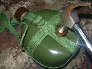 Chi-com Military Issue '87 Heavy Duty Canteen w/belt outdoor camping survival 1L - Picture 1 of 10