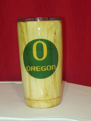 Custom handmade oregon ducks tumbler Cover