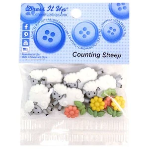 Dress It Up Embellishments-Counting Sheep - Picture 1 of 1
