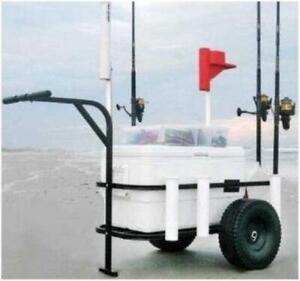 Sea Striker BRSC-DLX Deluxe Beach Runner Pier Beach Cart Pneumatic Wheels