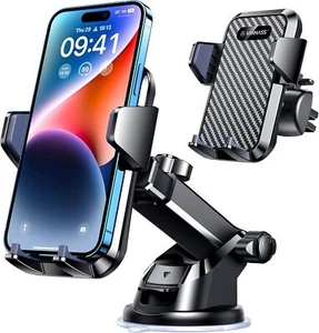 Stand for Dashboard Windshield Vent for iPhone 16 15 Pro Max 14 Samsung - Picture 1 of 10