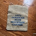 Bag, Jamaican Blue Mountain Coffee Burlap Bag, 8.5 X 7 In Collective, Craft Etc.