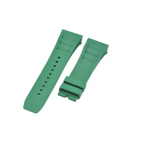Correa de reloj de goma verde de 27 mm para Richard Mille RM011, RM030, RM010, RM055, RM53 - Imagen 1 de 6