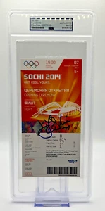 T.J. Oshie Signed Autograph 2014 Sochi Olympics Opening Ceremony Ticket Stub PSA - Picture 1 of 3