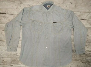 Replay Union Made Sanforized Men's Shirt Work Uniforms Checked Size L - Picture 1 of 12
