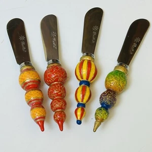 Christopher Radko Home for the Holidays skurrile Finial Pastete Messer 4er Set - Bild 1 von 9