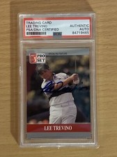 LEE TREVINO Signed Autographed 1990 PRO SET Golf Senior PGA Tour Card PSA/DNA