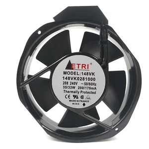 ORIGIANL ETRI 148VK0281000 Axial Flow Fan 208-240V 35/33W Lüfter 6 Monate Garantie - Bild 1 von 1