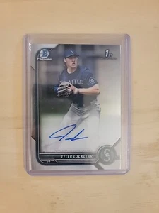 2022 Bowman Draft - Chrome Draft Pick Autograph Tyler Locklear Seattle Mariners - Picture 1 of 2