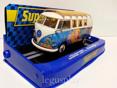 Scx Scalextric Ranura Superslot H3761 Volkswagen Camper Van Tipo 1B Hippie Camper Foto 1 de 3