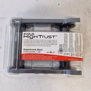Evolis High Trust RCT023NAA 2000 Prints/Roll - Monochrome Black - CO000275 - NEW - Afbeelding 1 van 6